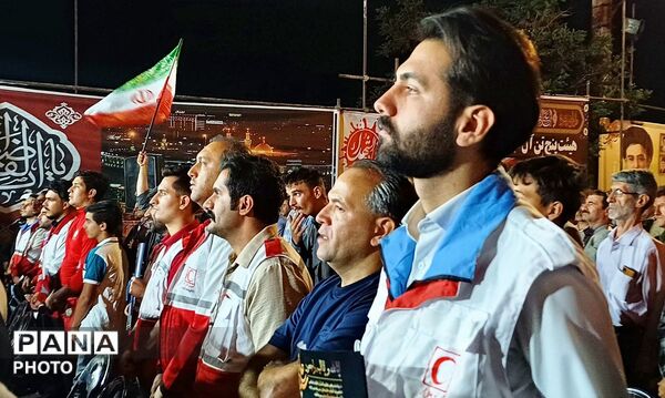 خیابان شهدای سراب در آستانه اربعین رهبر شهید