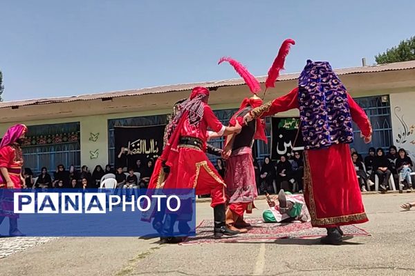مراسم شبیه خوانی روز عاشورا در شهرستان طالقان