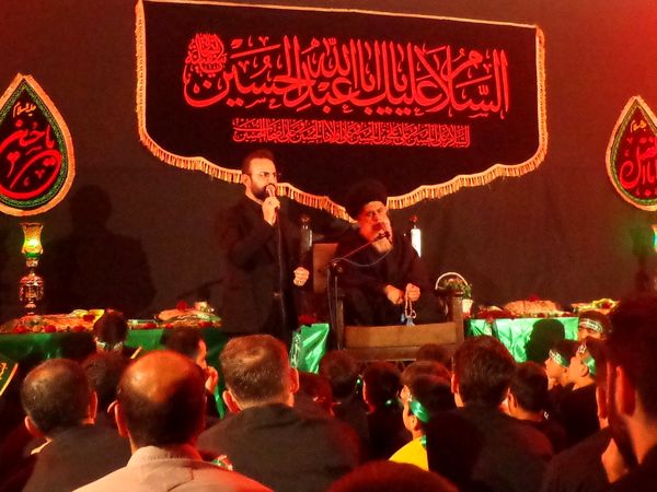 مراسم عزاداری حضرت رقیه (س) در هیات مهندسین بقیع شریف قم