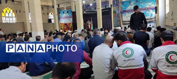 مردم حاجی‌‌‌آباد در جواب اسرائیل پای در خیابان‌ها نهادند