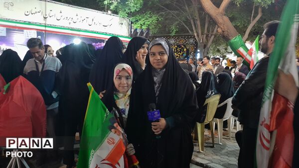 قرار شاهدی‌ها در موکب اداره‌کل آموزش‌وپرورش استان اصفهان