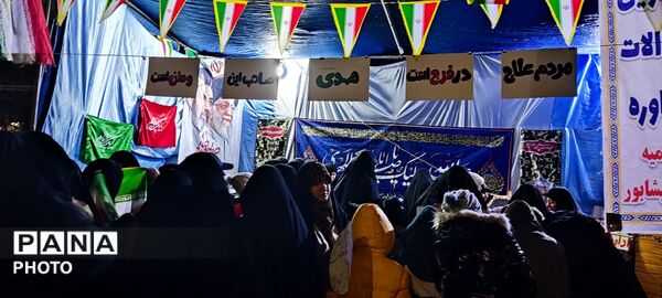 چهارشنبه سوری متفاوت در بلوار فضل نیشابور 