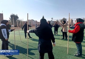 برگزاری اردوی یک‌روزه ورزشی و آموزشی برای دانش‌آموزان دختر در ورامین