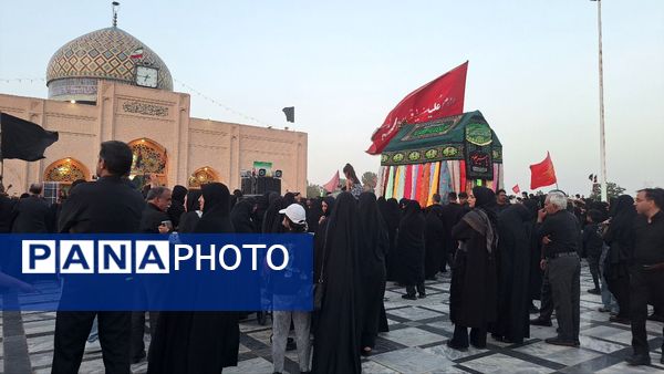 عزاداری هیئت‌های مذهبی در بارگاه منور امام زاده محمد عابد کاخک