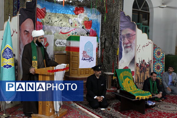 حضور کاروان آستان خورشید در شهر درق