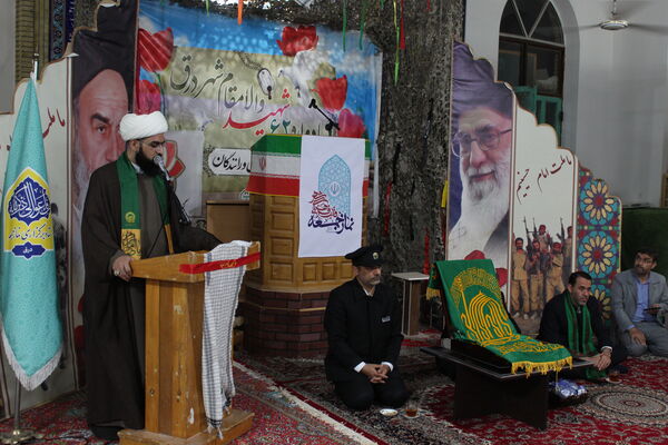 حضور کاروان آستان خورشید در شهر درق
