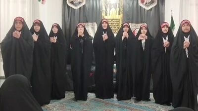 تجدید عهد و پیمان دانش آموزان با امام شهید انقلاب 