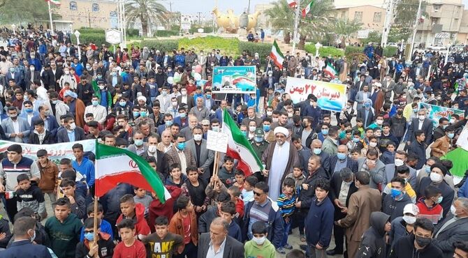 ۲۲ بهمن در شادگان چگونه رقم خورد 