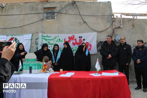 مردم فاروج باری دیگر در روز قدس حماسه آفریدند 