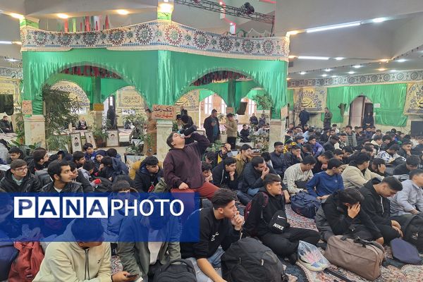 بدرقه کاروان راهیان نور دانش‌آموزی شهرستان پردیس