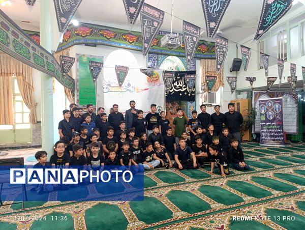 سوگواره احلی من العسل نوجوانان عاشورایی شهر آشخانه 