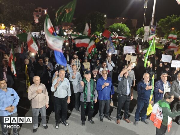 نمایش پهپاد شاهد ۱۳۶ در ساوجبلاغ