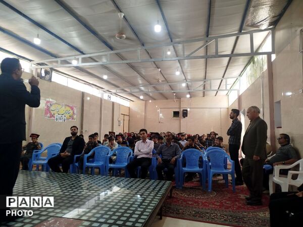 جشن فارغ‌التحصیلی دانش‌آموزان پایه ششم دبستان شهید پسندیده فدافن