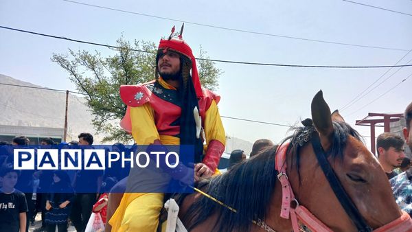 مراسم عاشورای حسینی در گلزار شهدای شهرستان لنده