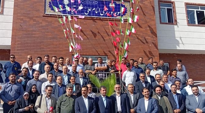 افتتاح مجموعه ورزشی امام علی(ع) در شهر قیامدشت ری یک