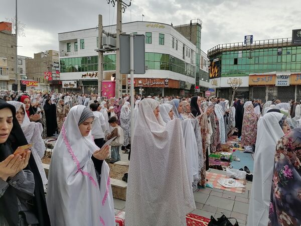  نماز عید فطر در شهرستان آبیک