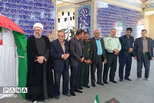در سایه نام معلم؛ تجدید احترام به شهدای فرهنگی در گلزار مطهر شهدا شهر بن