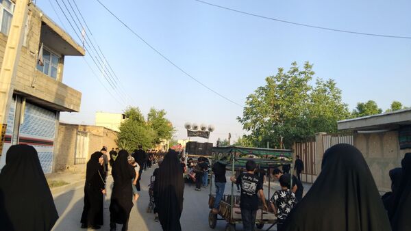 هیات‌ عزاداری‌ در شهر وردنجان‌‌ 