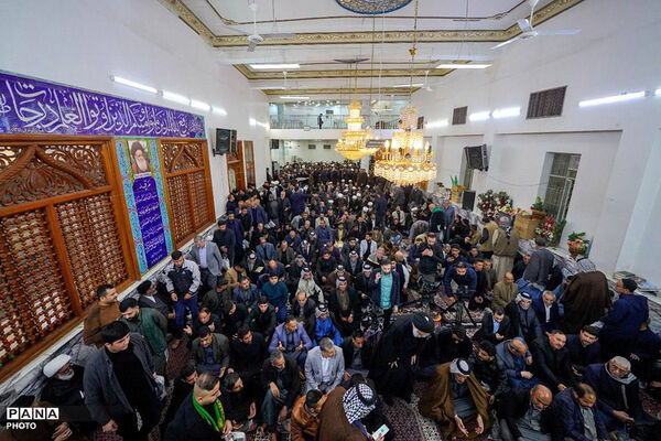 مراسم یزرگداشت شهادت رهبر انقلاب در نجف و کربلا