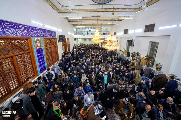مراسم یزرگداشت شهادت رهبر انقلاب در نجف و کربلا