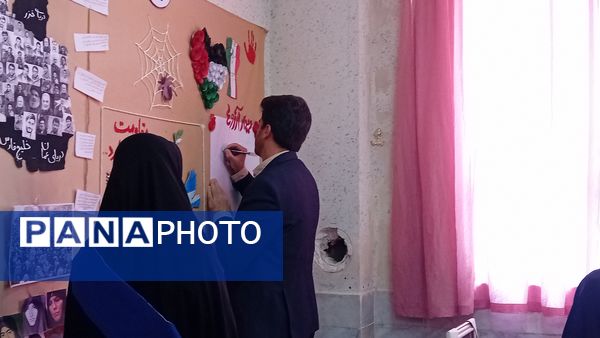 افتتاح مدرسه انقلاب در دبیرستان فاطمه الزهرا آشخانه