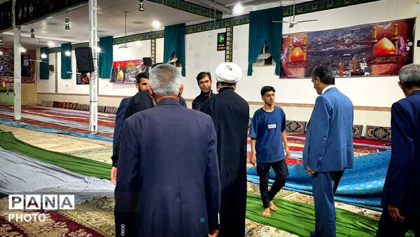 بازدید امام جمعه کاشمر از هیأت حسینی روستای جردوی