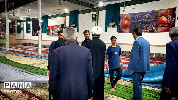 بازدید امام جمعه کاشمر از هیأت حسینی روستای جردوی