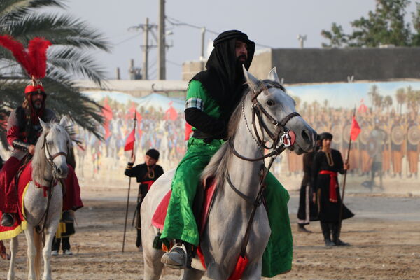 بازآفرینی نوجوان کربلا زیر آسمان لامرد
