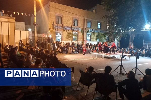 مراسم تعزیه خوانی شهادت حضرت عباس  در قیامدشت