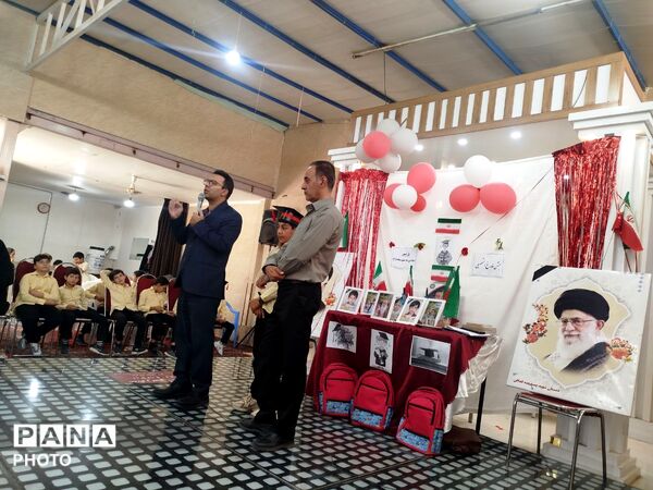 جشن فارغ‌التحصیلی دانش‌آموزان پایه ششم دبستان شهید پسندیده فدافن