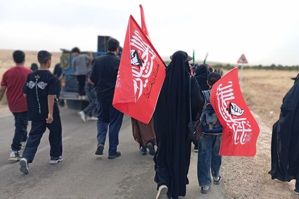 از بابامحمود تا باباپیراحمد؛ میعادگاه جاماندگان اربعین در شهرستان بن