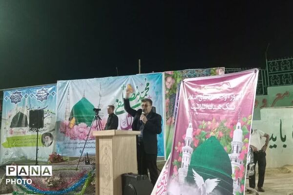 جشن میلاد پیامبر(ص) و امام صادق(ع) در امامزاده قاسم زرقان