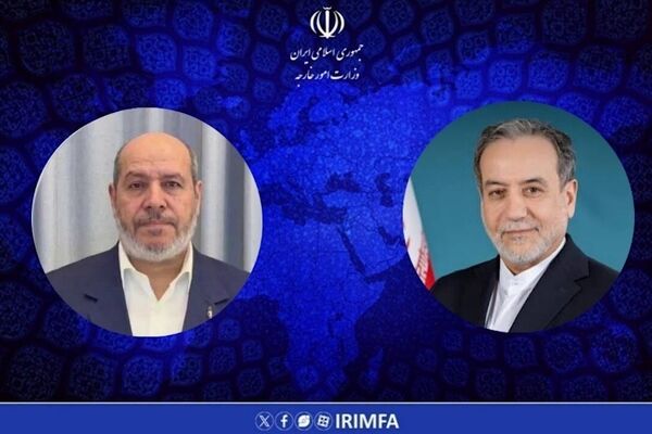 پیام تبریک وزیر امور خارجه به رئیس جدید دفتر سیاسی جنبش حماس
