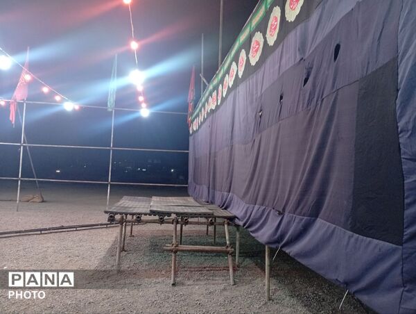 فضاسازی عزای امام‌حسین(ع) در شهرستان نظرآباد