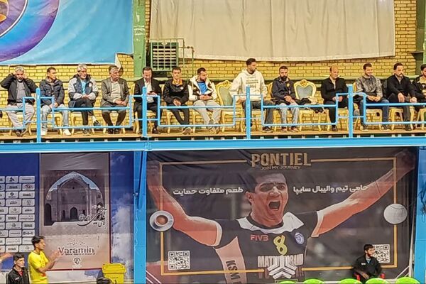 شکست سه‌برصفر طلایی‌پوشان ورامین برابر بنیس تبریز در لیگ برتر والیبال