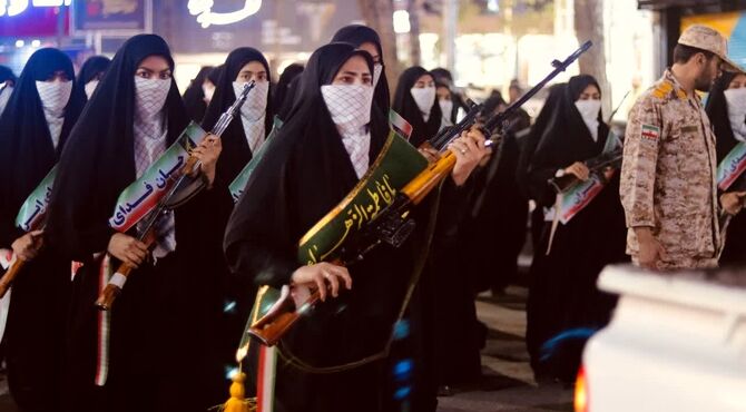 رزمایش دختران جان فدای ایران در گناباد