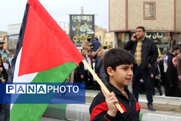 ابراز وحدت و همدلی سمنانی‌ها با مردم مظلوم فلسطین در روز قدس