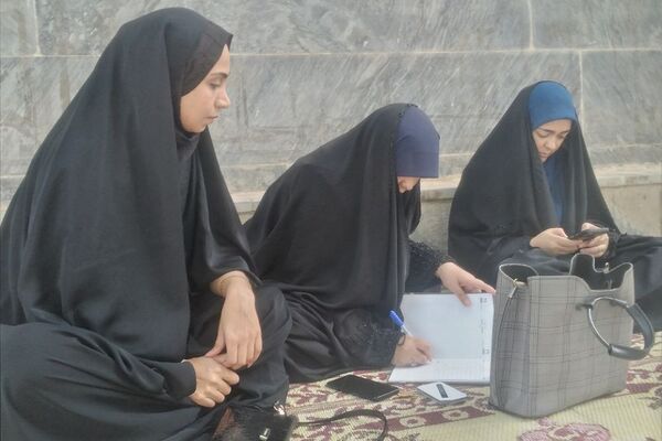 برگزاری رزمایش سراسری بسیجیان در پایگاه مسجد جامع آبسرد
