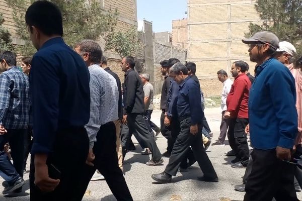 حضور پرشور مردم نصیر شهر در راهپیمایی محکومیت جنایت صهیونیست‌ها 