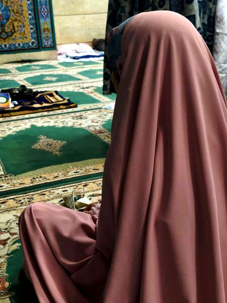 لحظات ناب اعتکاف دانش‌آموزی دختران در جاسک