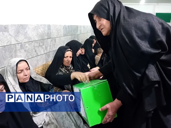 مراسم ایام فاطمیه در مسجد پنج تن آشخانه