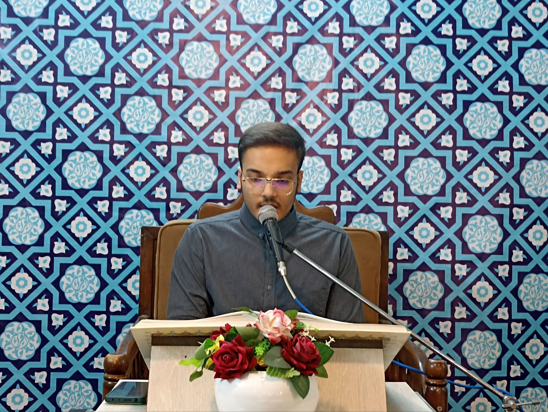 نوای آیات در حسینیه مرتضوی؛ محفل انس با قرآن با حضور اساتید برجسته در خرم‌آباد