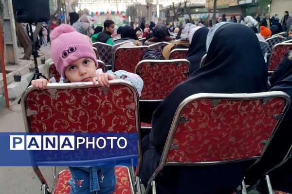 جشن خیابانی نیمه شعبان در شهر قیامدشت 