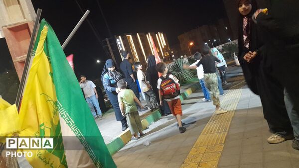 چهارراه مقاومت سجادیه؛ روایت حضور مردمی که پای ایران ایستاده‌اند
