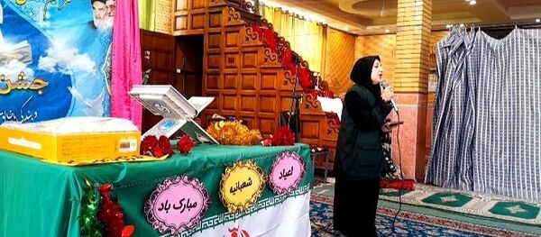  جشن نیمه شعبان در حسینیه شهر بار نیشابور 
