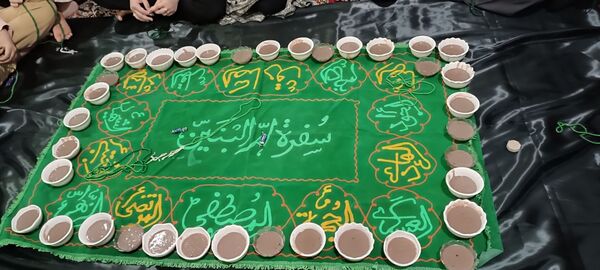 مراسم اعتکاف در مسجد امام حسین بلوار توس منطقه تبادکان مشهد