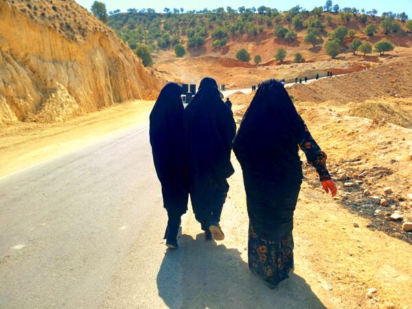 مراسم پیاده‌روی جاماندگان اربعین حسینی در میانکوه 