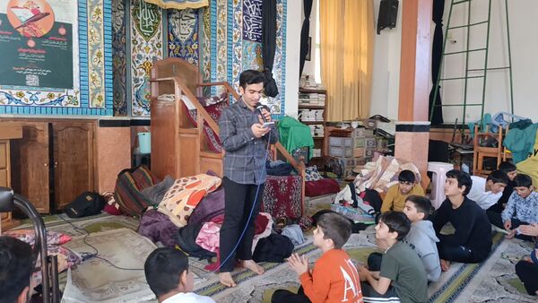 جلوه‌هایی از اعتکاف پسران آشخانه 