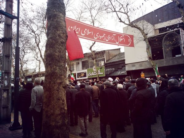 راهپیمایی 22 بهمن در لاهیجان