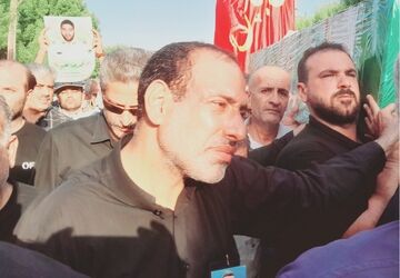 تشییع پیکر شهید والا مقام محمد رضا مصیبی در بوشهر